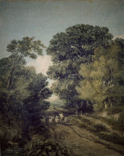 Antikes waldweg poster - antikes, erdton