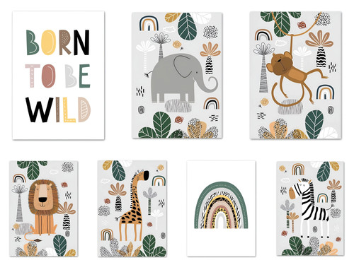 Poster kinderzimmer tiere - kinderzimmer,