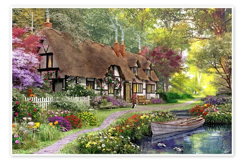 Poster das versteckte landhaus - das,