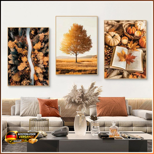 Herbst bilder set - bilder, 3er