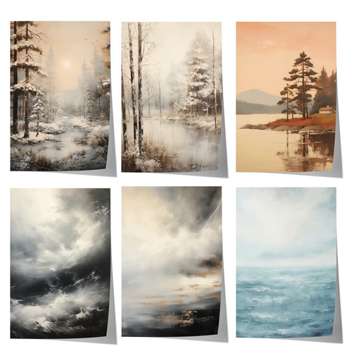 Vintage landschaft poster - vintage,