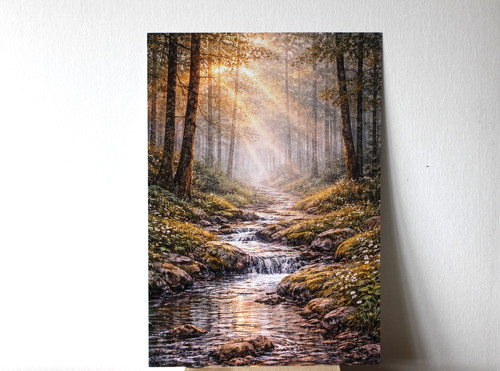 Natur wald poster bachlauf - natur,