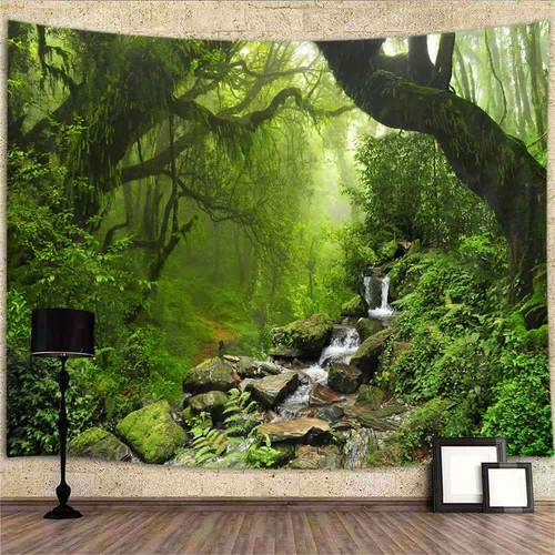 Bach wald natur poster - poster, xxl
