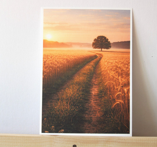 Wandbild wald bilder - a4,