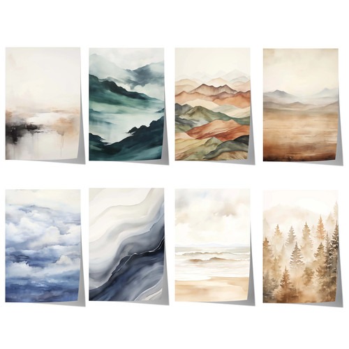 Aquarell natur poster - aquarell,