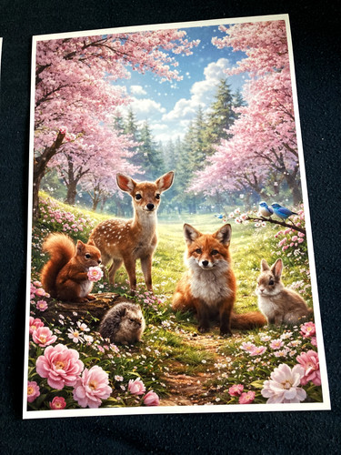 Landschaft poster frühling - poster,