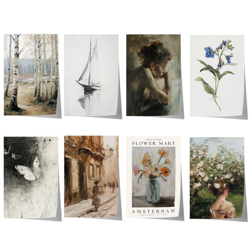 Moderne vintage kunst poster - moderne,