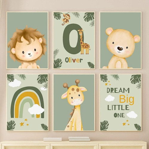 Poster kinderzimmer tiere - kinderzimmer,